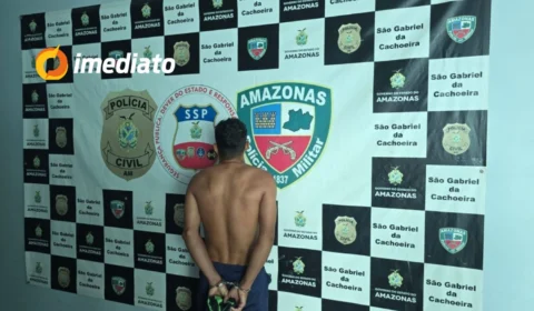 Homem é preso suspeito de agredir e ameaçar com arma de fogo enteada no Amazonas