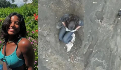 Irmã de brasileira que caiu em trilha de vulcão na Indonésia desmente resgate: “vídeo é falso!”