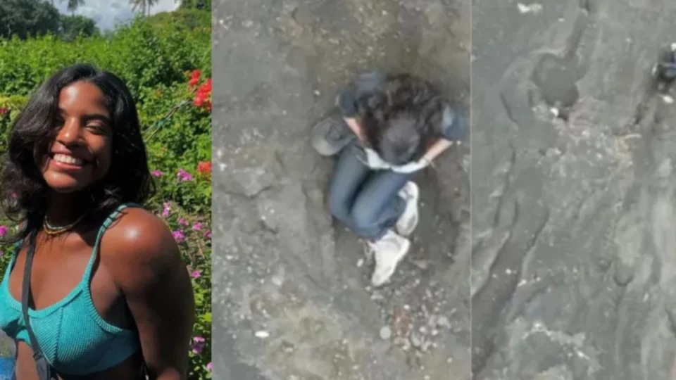 Irmã de brasileira que caiu em trilha de vulcão na Indonésia desmente resgate: “vídeo é falso!”