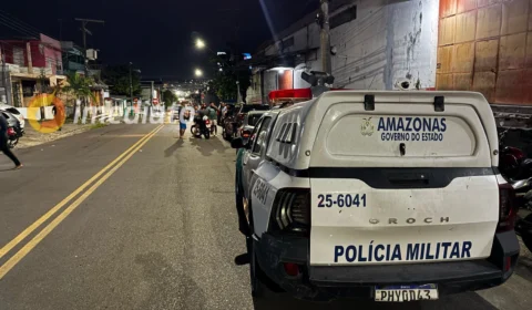 Motociclista fica gravemente ferido após ser atingido por carro no bairro Raiz