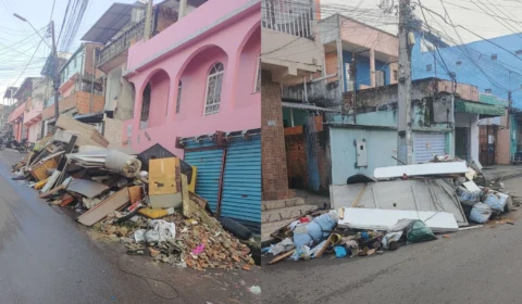 Moradores do Alvorada 3 enfrentam acúmulo de lixo há mais de duas semanas