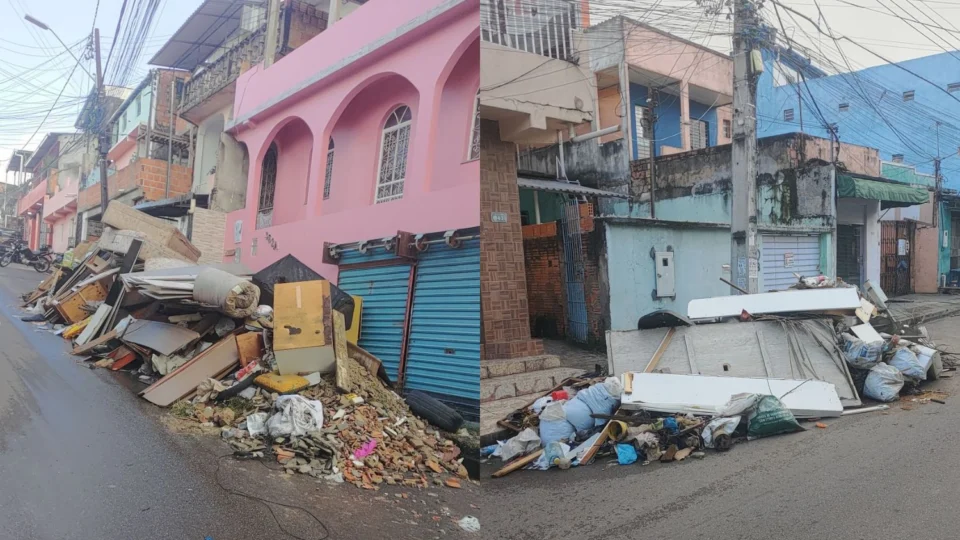 Moradores do Alvorada 3 enfrentam acúmulo de lixo há mais de duas semanas