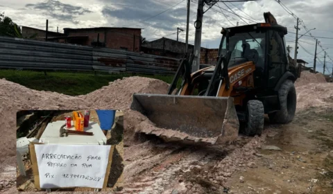 Moradores da Comunidade Nobre realizam vaquinha para pavimentar rua após promessa não cumprida de asfalto