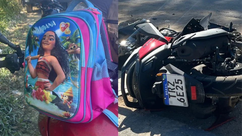 Mãe e filha ficam gravemente feridas após colisão entre caminhão e motocicleta na Avenida Margarita