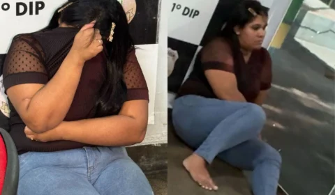 Jovem é presa suspeita de integrar grupo responsável por furtos de celulares em terminal de ônibus