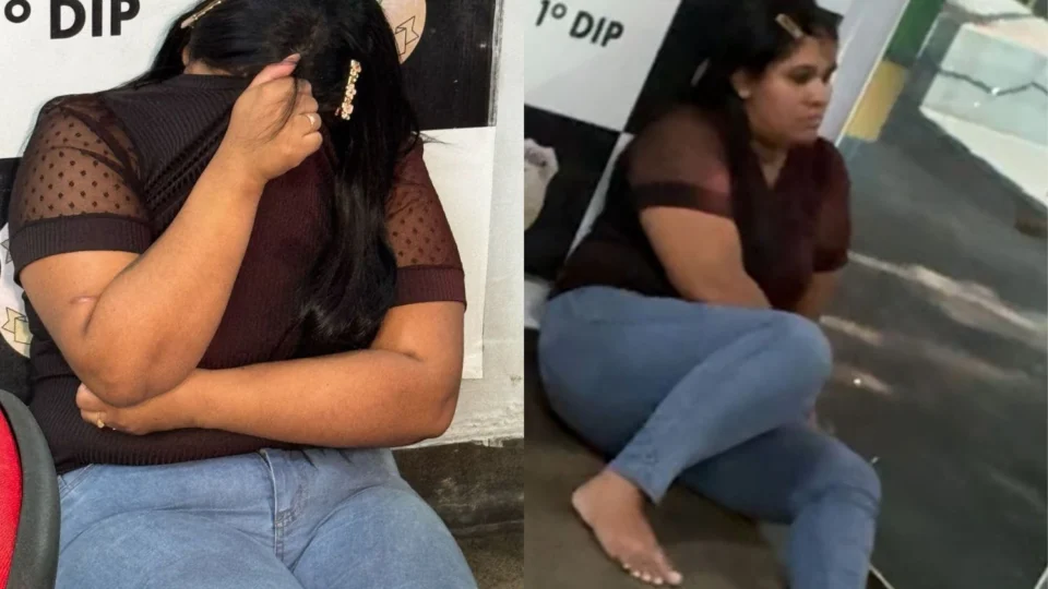 Jovem é presa suspeita de integrar grupo responsável por furtos de celulares em terminal de ônibus