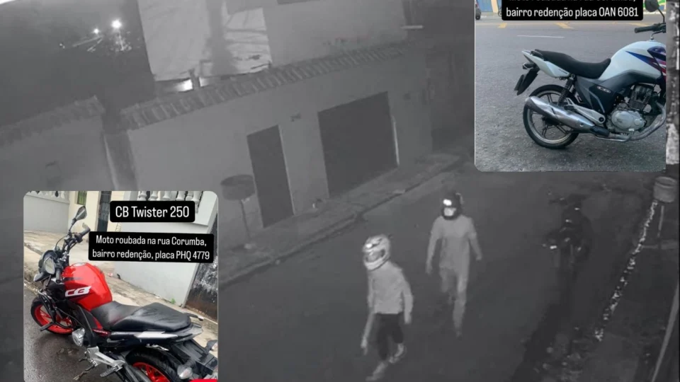 Duas motocicletas são furtadas de garagem residencial no bairro Redenção, em Manaus