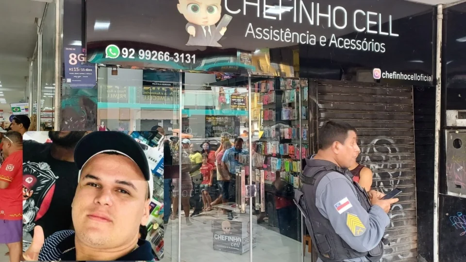 Comerciante é executado a tiros dentro de galeria na zona norte de Manaus; irmão e funcionário ficam feridos