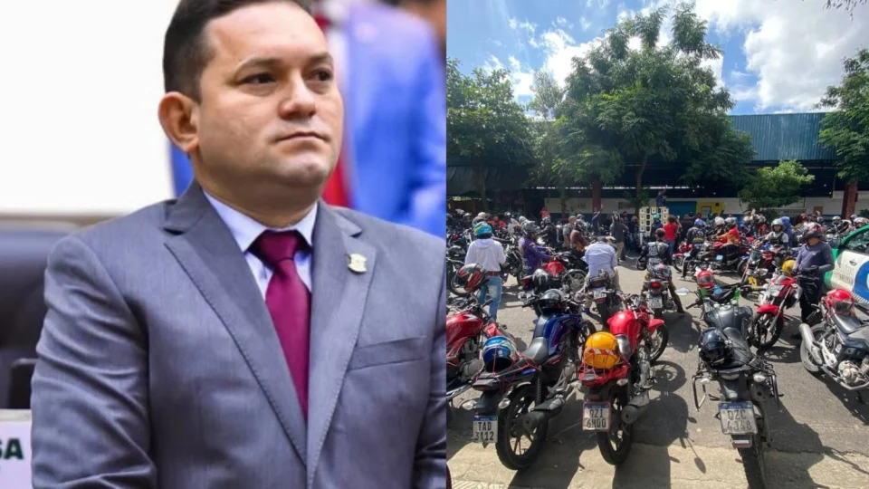 Rodinei Ramos se enrola ao defender projeto que causa revolta entre motociclistas por app em Manaus