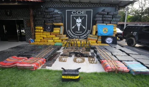 PMAM registra maior apreensão de drogas da história do Amazonas com 6,5 toneladas em Manacapuru