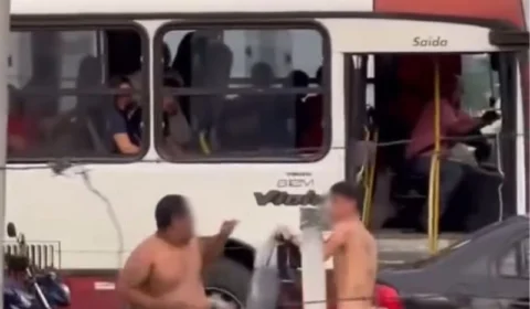 VEJA VÍDEO: homens trocam socos em plena luz do dia na Avenida Cosme Ferreira