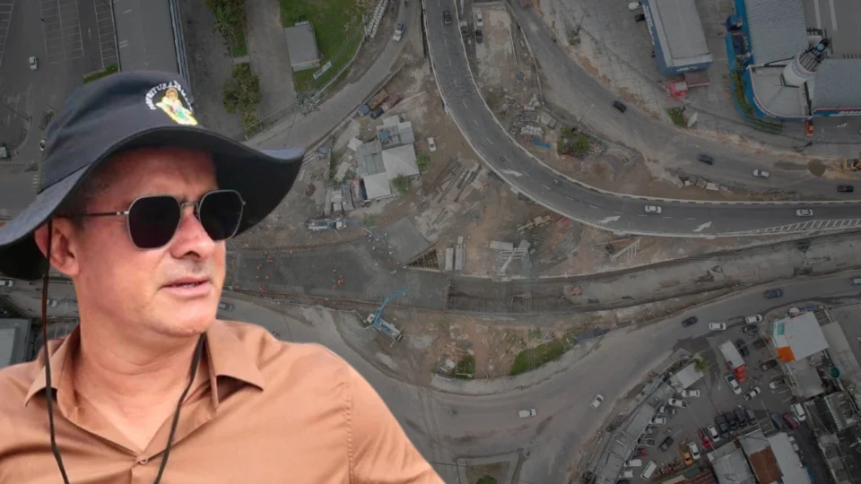 Vídeo: David Almeida adia entrega do Viaduto Rei Pelé para o fim do mês devido às chuvas