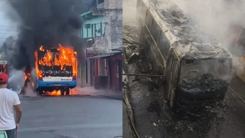 Rota do Distrito pega fogo em rua residencial de Manaus nas primeiras horas desta sexta-feira (13)