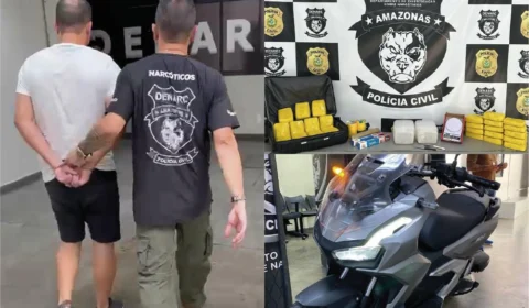 Polícia Civil prende traficante com 26 tabletes de cocaína em Manaus