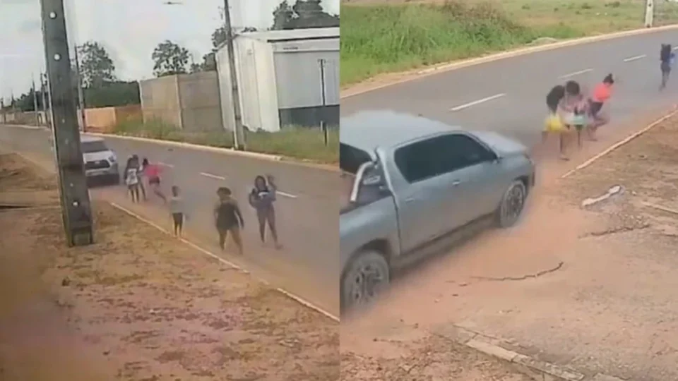 VEJA VÍDEO: motorista com sinais de embriaguez atropela oito pessoas; uma jovem morreu