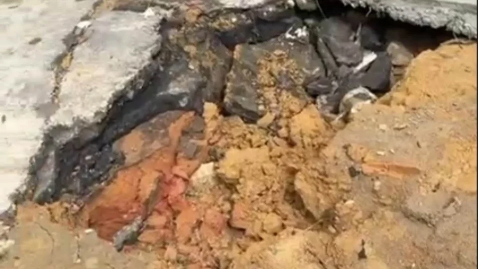 Moradores do São Francisco reclamam de serviço malfeito em Rua Ataíde Veroni