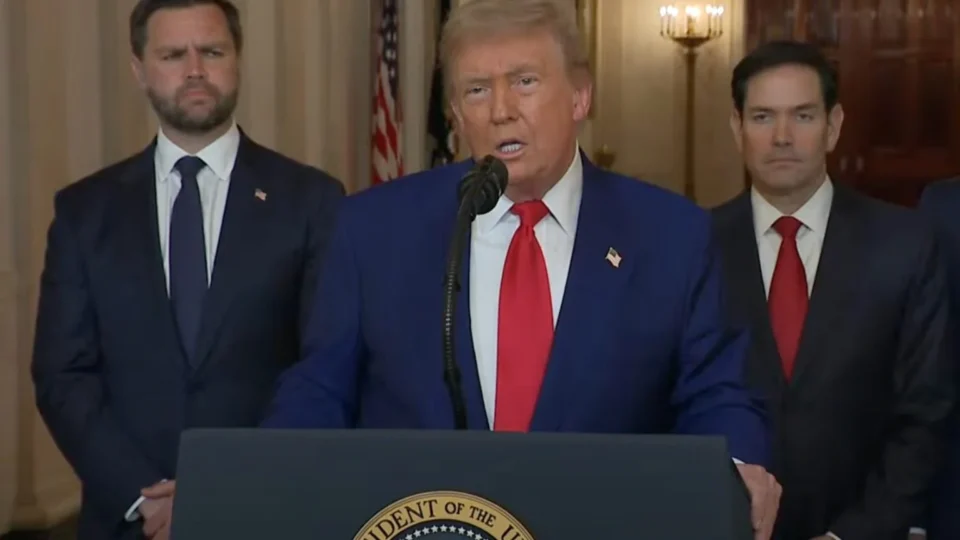 Trump anuncia destruição total de instalações nucleares do Irã: ‘Ameaça foi eliminada’