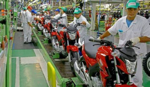 Produção de motocicletas no Brasil atinge recorde no 1º trimestre de 2025, com destaque para a Zona Franca de Manaus