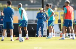 Seleção Brasileira intensifica treinos para enfrentar Equador e Paraguai nas Eliminatórias