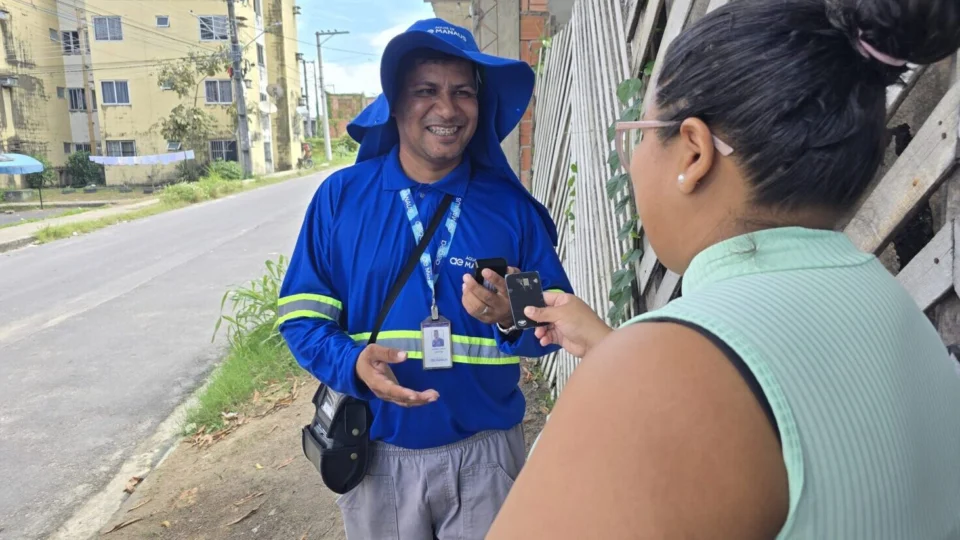 Águas de Manaus lança pagamento de faturas na porta de casa com pix, débito e crédito