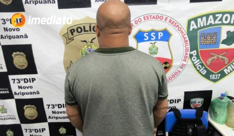Homem é preso por estuprar sobrinha de 10 anos em Novo Aripuanã após denúncia da avó
