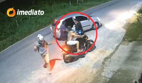 VÍDEO: Quadrilha de assaltantes realiza arrastões pela cidade e aterroriza moradores no bairro Flores