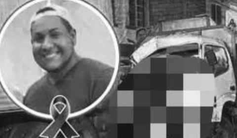 IMAGEM CHOCANTE: Homem é partido ao meio após ser atropelado por caminhão