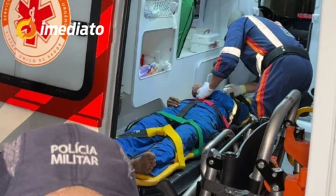 Homem é espancado por populares após tentativa de furto de fiação no bairro Novo Aleixo