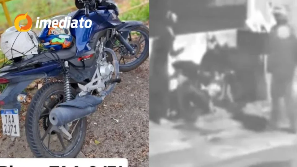 VEJA VÍDEO: Criminosos furtam moto estacionada em frente à residência no Conjunto Oswaldo Frota