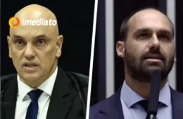 Ministro Alexandre de Moraes bloqueia bens, contas e Pix de Eduardo Bolsonaro