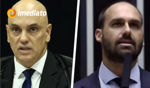 Ministro Alexandre de Moraes bloqueia bens, contas e Pix de Eduardo Bolsonaro