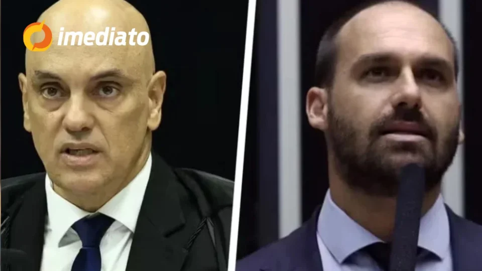 Ministro Alexandre de Moraes bloqueia bens, contas e Pix de Eduardo Bolsonaro