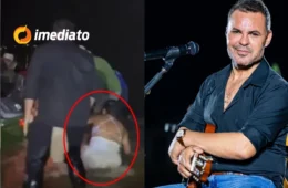 VEJA VÍDEO: Fã se revolta após ser empurrada de barco ao tentar tirar foto com Eduardo Costa no Pará