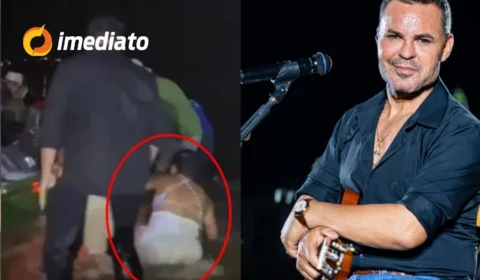 VEJA VÍDEO: Fã se revolta após ser empurrada de barco ao tentar tirar foto com Eduardo Costa no Pará
