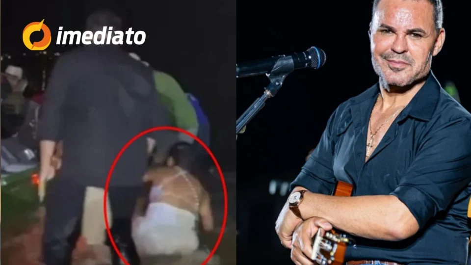 VEJA VÍDEO: Fã se revolta após ser empurrada de barco ao tentar tirar foto com Eduardo Costa no Pará