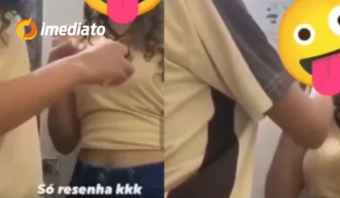 VEJA: Vídeo polêmico mostra alunas ‘cheirando pó’ na unha dentro de banheiro de escola