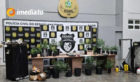 Homem é preso por cultivar ‘supermaconha’ em estufas dentro de imóvel comercial em Manaus