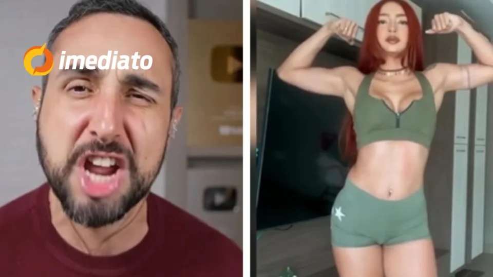 VÍDEO: Influenciador fitness acusa Ruivinha de Marte de usar anabolizantes e amazonense nega: ‘Me dediquei’