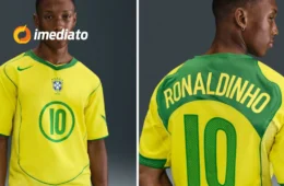 Seleção Brasileira relança camisa icônica da conquista da Copa América de 2004