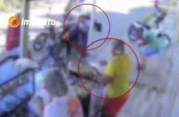 CENA FORTE: Vídeo chocante mostra momento em que comerciante e cliente são mortos em pastelaria