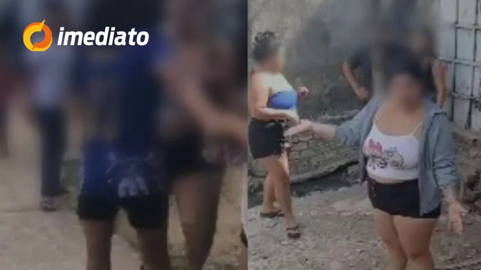 VEJA VÍDEO: Mulher leva “corretivo” com pedaço de pau após ameaçar adolescente no Amazonas