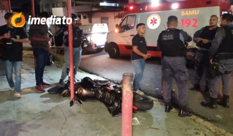 Grave colisão entre motocicletas deixa feridos e termina com prisão por falsa identidade no bairro Petrópolis
