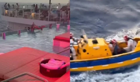 Vídeo: TRAGÉDIA EM ALTO-MAR! Turista morre após cair de cruzeiro rumo às Bahamas