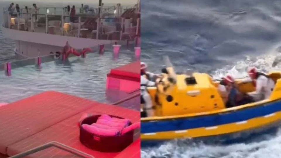 Vídeo: TRAGÉDIA EM ALTO-MAR! Turista morre após cair de cruzeiro rumo às Bahamas