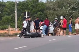 Jovem morre e duas pessoas ficam feridas em colisão entre motocicletas na rodovia AM-070