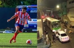 Jovem promessa do futebol amazonense morre atropelado após acidente com ônibus na Compensa; ‘Ele sonhava em ser jogador profissional’, afirma