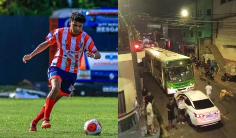 Jovem promessa do futebol amazonense morre atropelado após acidente com ônibus na Compensa; ‘Ele sonhava em ser jogador profissional’, afirma