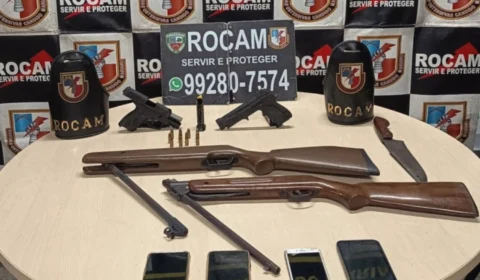 Homem é preso com arsenal escondido em oficina de sucatas no São Francisco