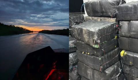 Polícia Civil do Amazonas apreende 1,5 tonelada de drogas e prende quatro estrangeiros em operação no rio Solimões