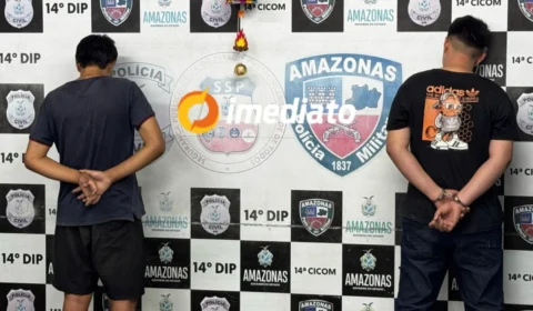 Dupla é presa por tráfico de drogas no bairro Coroado, zona Leste de Manaus